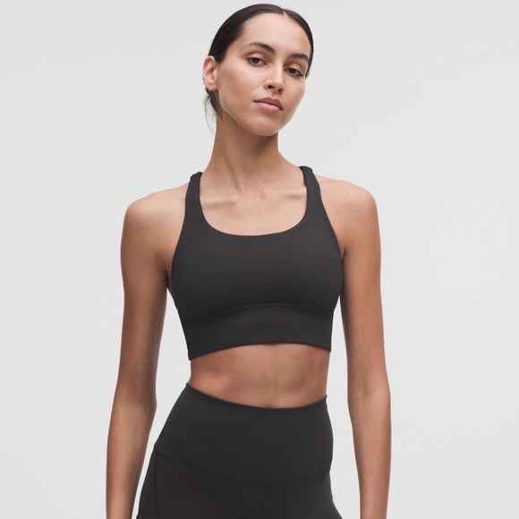 lululemon athletica Other - lululemon Energy Longline Bra, black, sz 8 ribbed